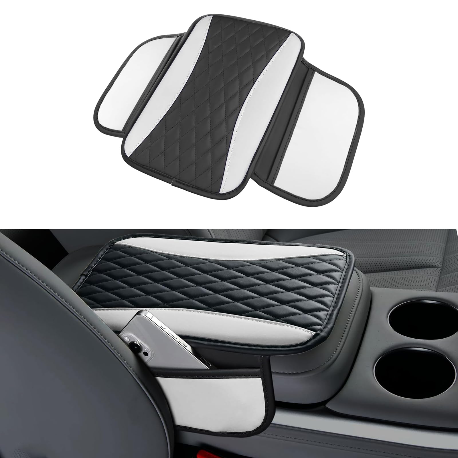 HFFTYU Car Armrest Cover for Benz A-Class A160 W169 A150 W169