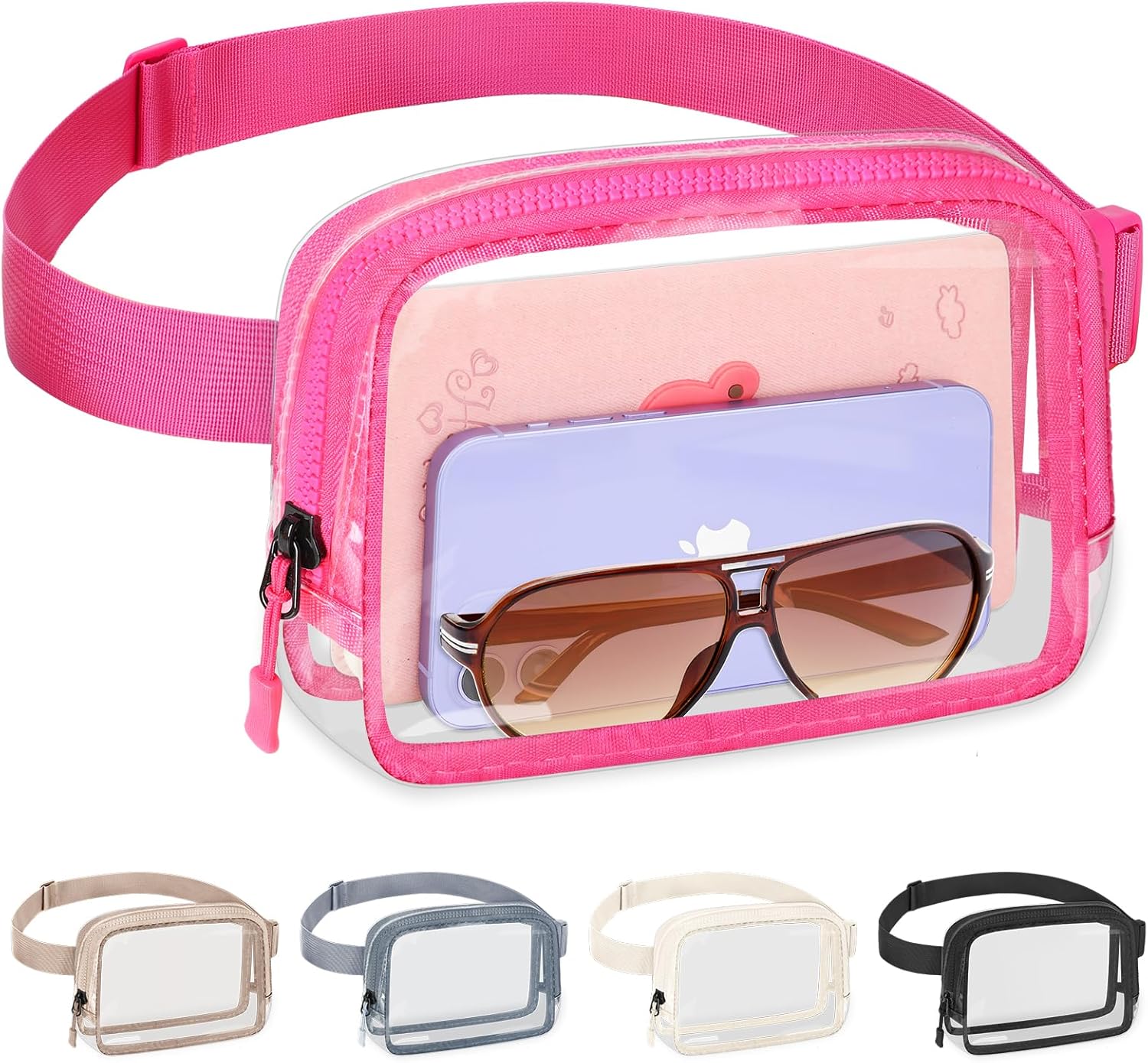 Clear Fanny Pack Stadium Approved Clear Belt Bag Clear