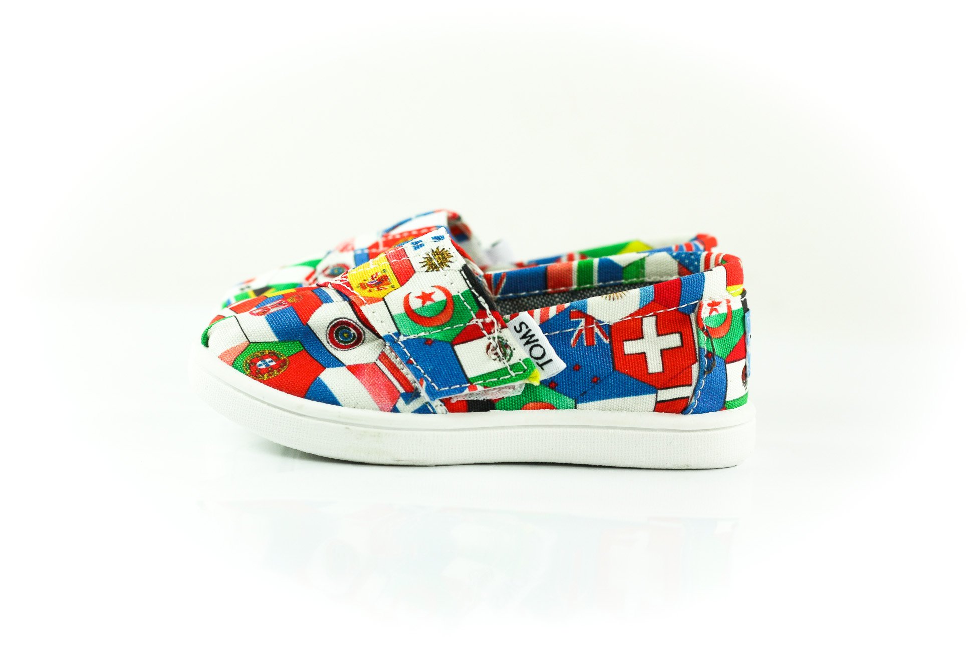 TOMS World Flags Watercolor Tiny Classic 10002292