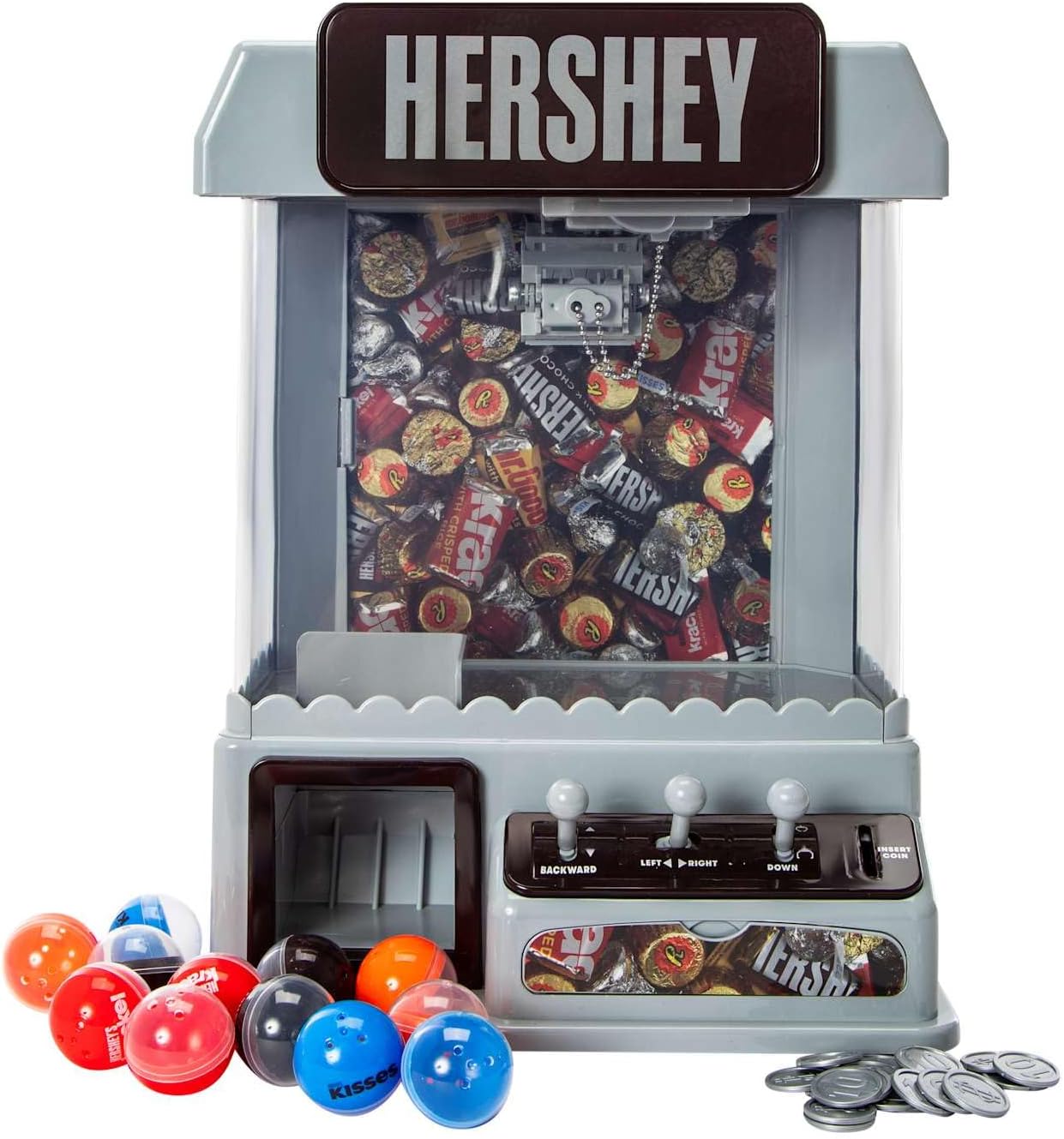 Well Played Hershey's Claw Machine Toys - Fun Classic Arcade Game for Kids - Ages 6+