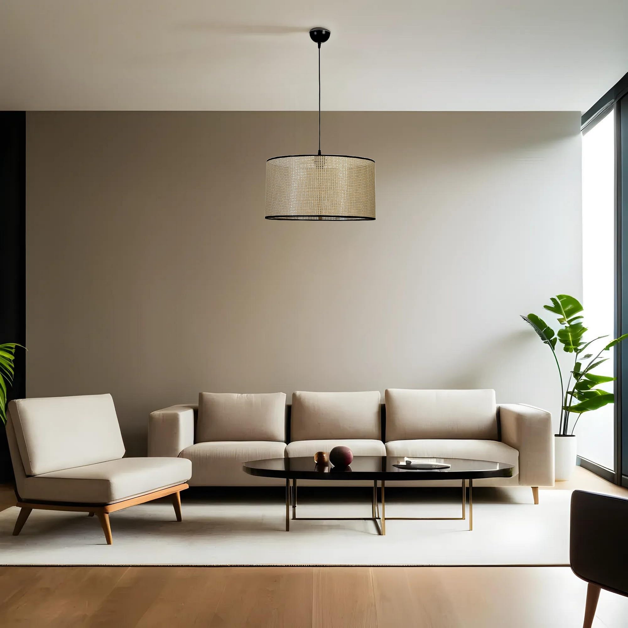Lustre Opviq pour corriger un manque de luminosité avec style et hauteur réglable