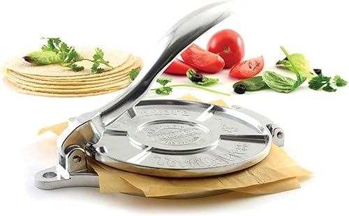 Miniatura 2 de Prensador para tortillas de Norpro 8 pulgadas Plateado