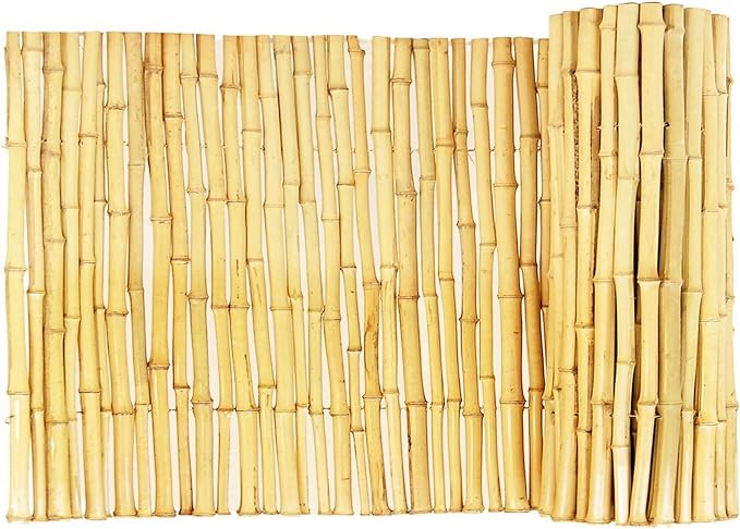 Forever Bamboo Natural Rolled Bamboo Fence 1in D x 6ft H x 8ft L: Buy Online at Best Price in UAE