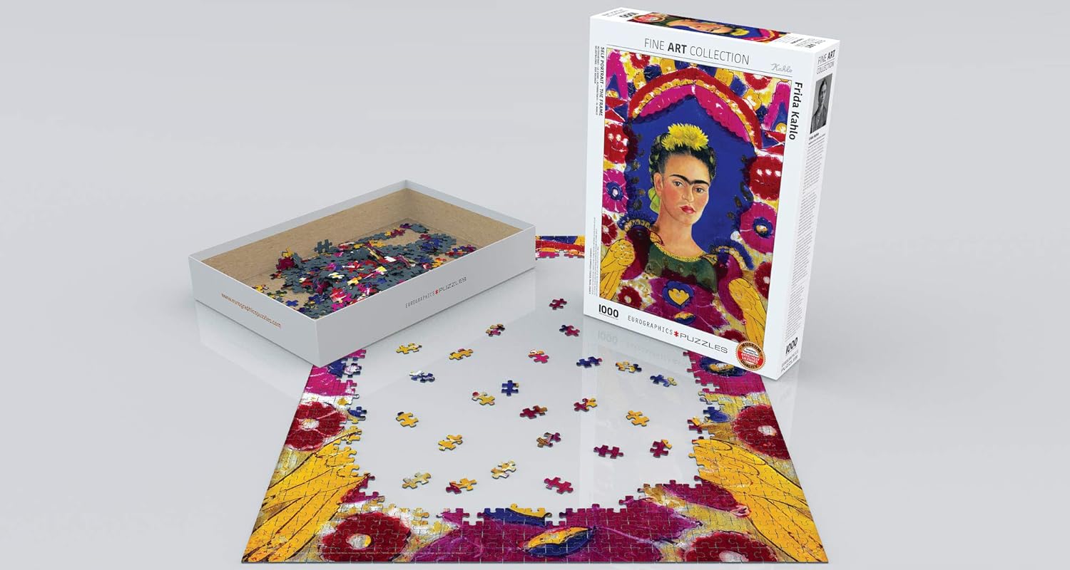 EuroGraphics Self Portrait, The Frame by Frida Kahlo 1000-Piece Puzzle