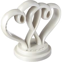 Fashioncraft Interlocking Hearts Centerpiece/Cake Topper