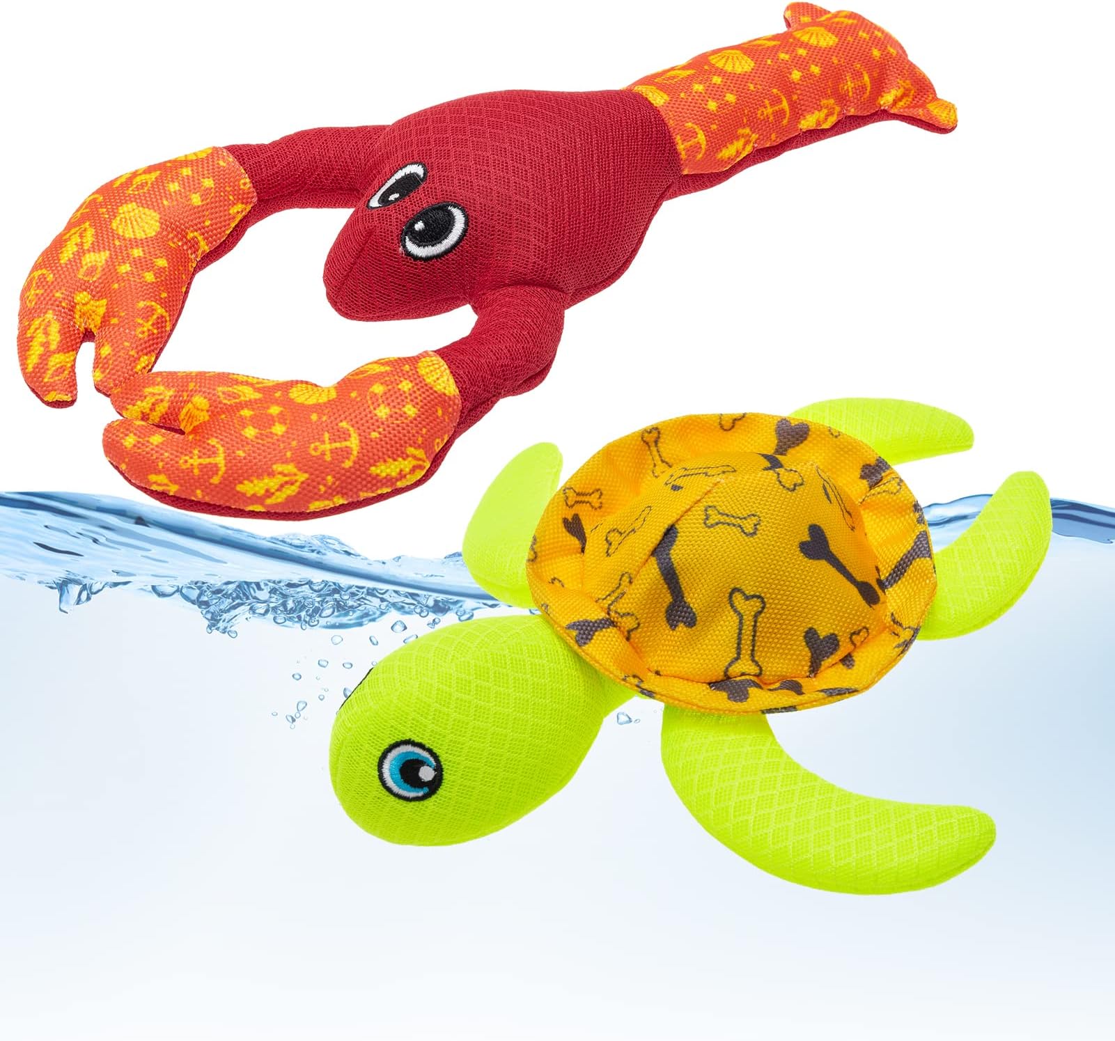 Pet Supplies Wags & Wiggles 8.5" Octopus Floatable Ring Toy A