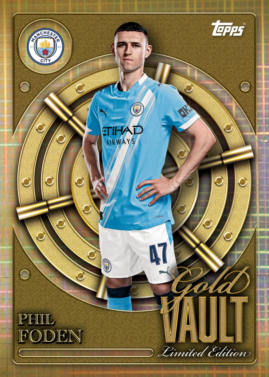 Boîte collector Manchester City 2025/26 – Contient 35 cartes, y compris les LE et les parallèles