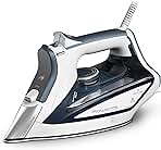 Rowenta Iron Steamer for Clothes, Powerful Steam Iron with Steamers, Focus Stainless Steel Soleplate, 400 Microsteam Holes, Lightweight, Leakproof, 1725 Watts, DW5280