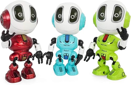 Vista 14 de Robot parlante para niños – Mini robot de juguete que repite lo que dices, juguetes de robots para niñas y niños de 4, 5, 6 años, rellenos