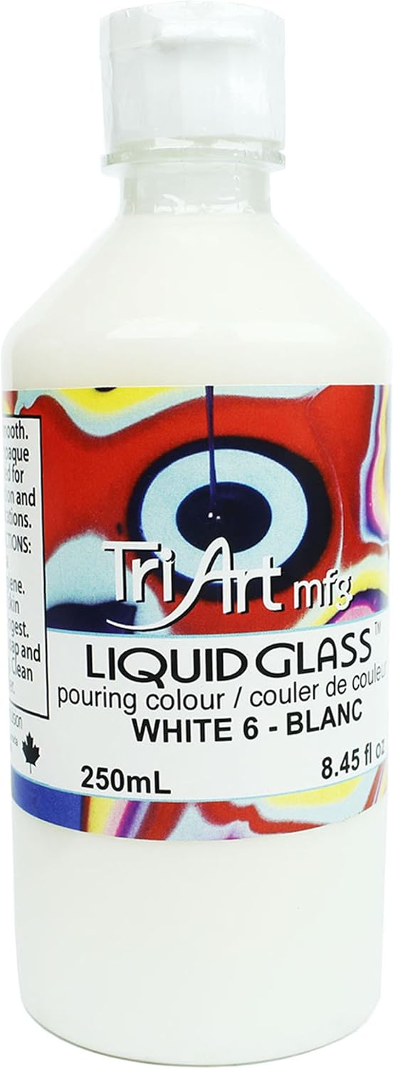 TriArt Liquid Glass Pouring Colour 250ml White 6 Amazon.co