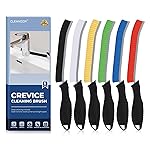 CLEANGOR Crevice Cleaning Brushes, Cleaner Scrub Brush Tool for Hard to Reach Tight Space, Home Essentials, Cleaning Supplies for Shower, Bathroom, Kitchen, Toilet, Window