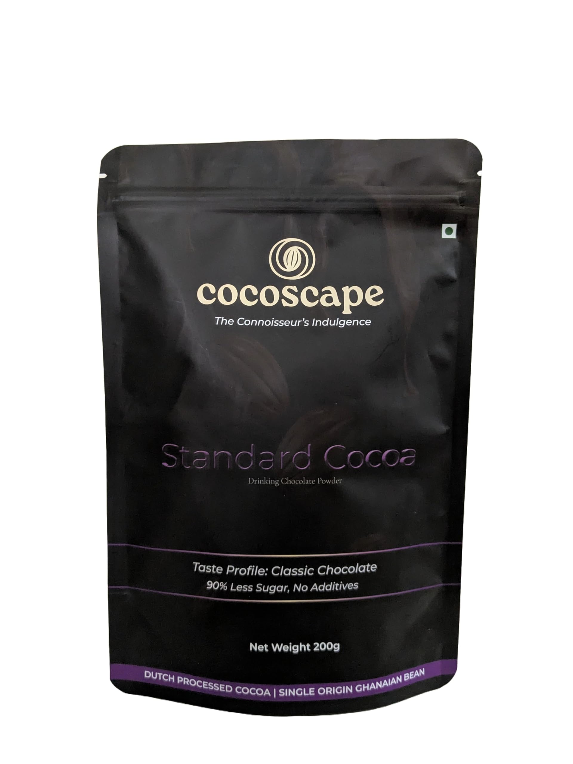Chocolate Powder | 90% Less Sugar | No Additives | Ghana Cocoa | Clean ingredients for daily comfort.-image-9