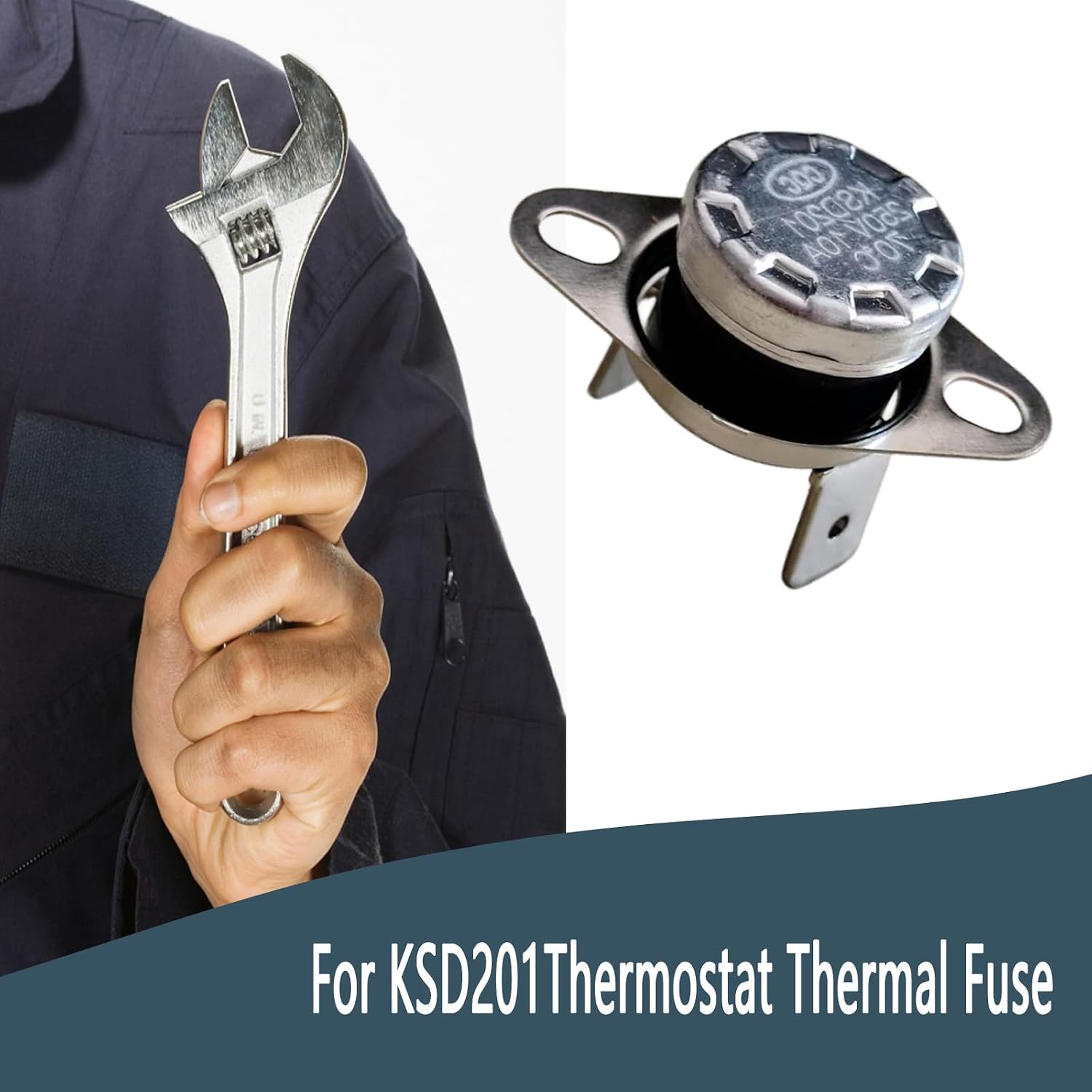 KSD201 70 Universal Microwave Thermostat Fuse for GE Microwave