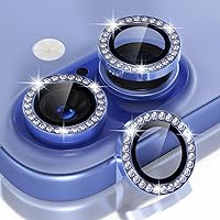 Vista 12 de Choiche Compatible para iPhone 15/iPhone 15 Plus Protector de Lente de Cámara Brillante, Vidrio Templado 9H Cubierta de Cámara Protector de Pantalla