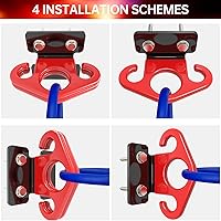 Vista 8 de Resistance Band Wall Anchors, Wall Mounted Modular Hooking Platform, Workout Wall Mount Anchor, Training Anchor Mounted Hook Exercise Station for