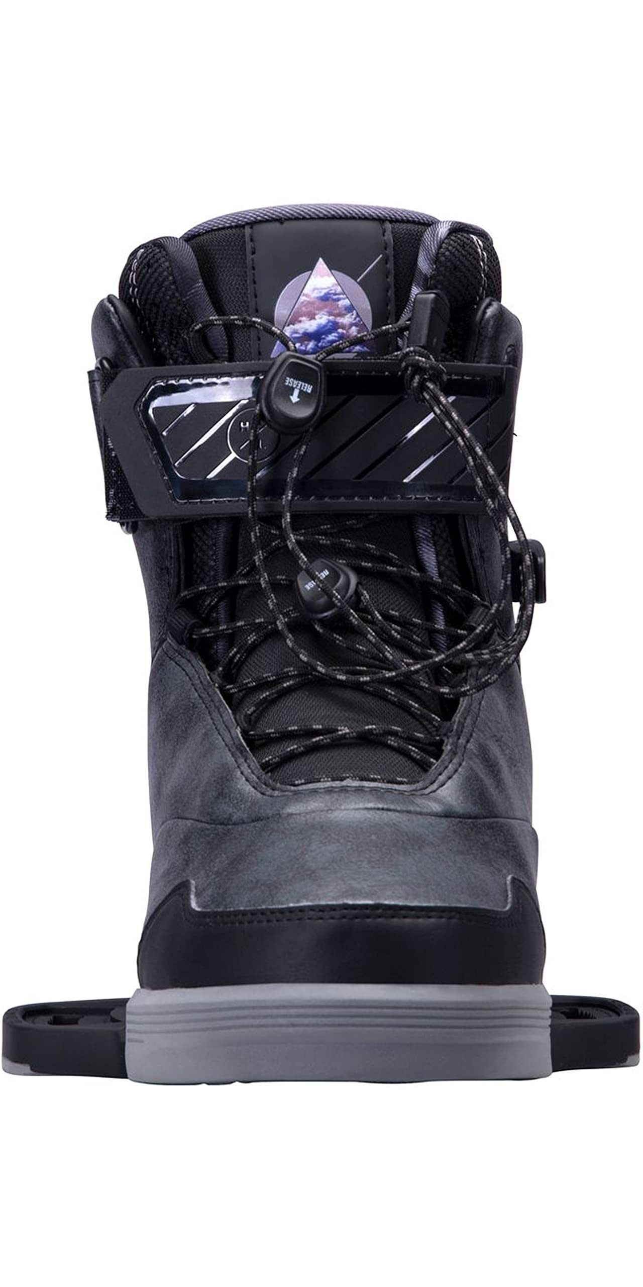 Hyperlite Defacto Mens Wakeboard Bindings Black/Grey 10