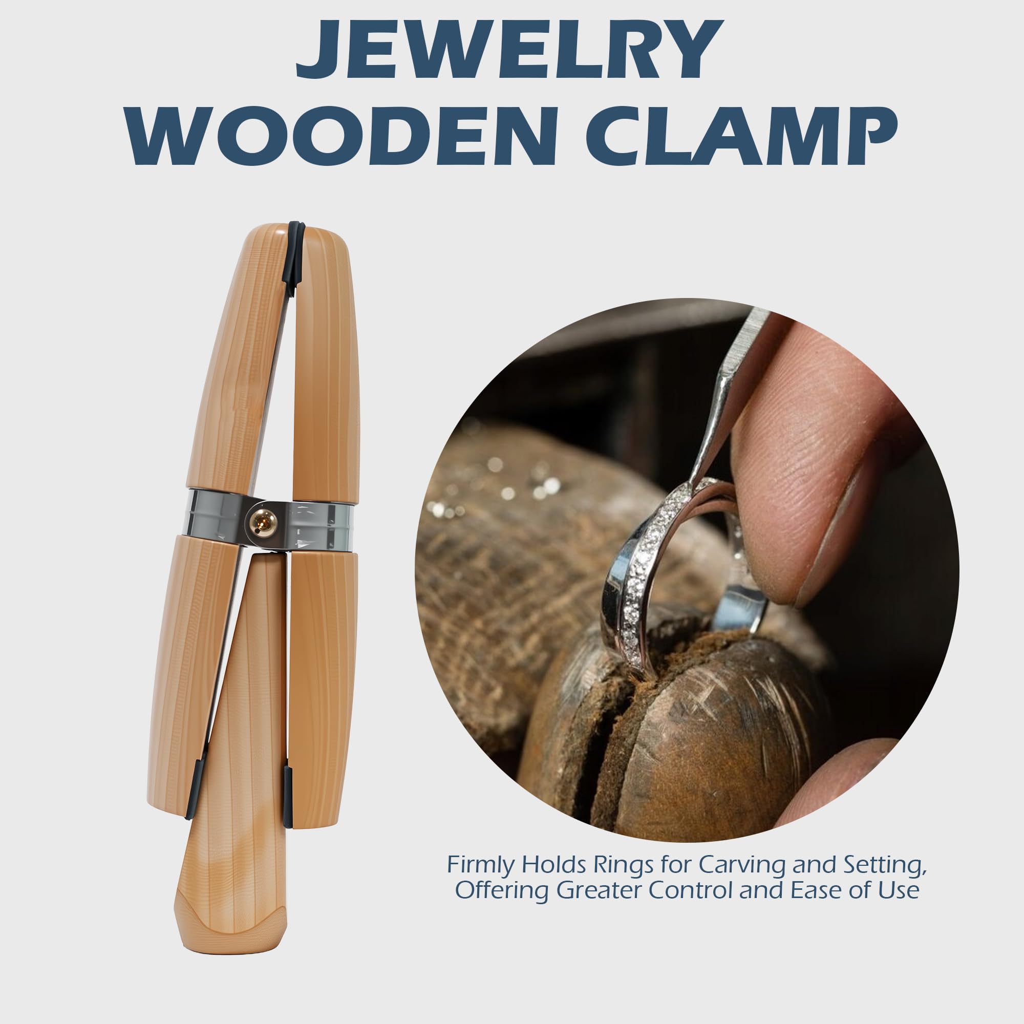 Jewelers Tools Set, Ring Making Kit, Silversmithing Starter Kit, Ring Sizer Mandrel Measuring Tool, Jeweler Saw Frame, Bench Pin Clamp Silversmithing Supplies - Image 6