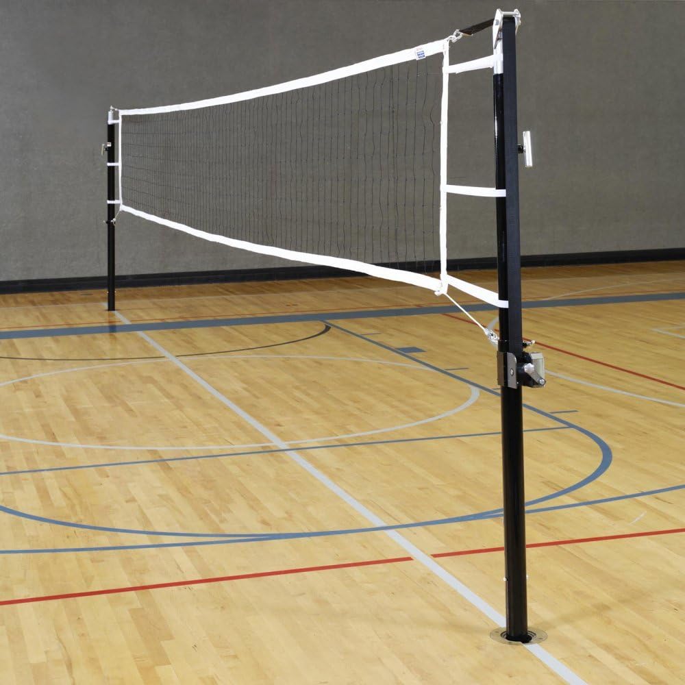 Stackhouse Regulation Volleyball Standards & Net System - Steel