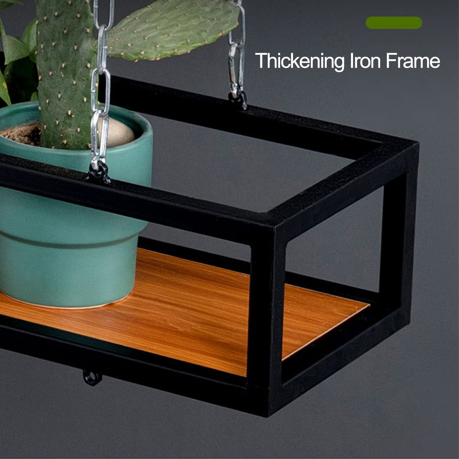 Amazon｜天井吊り下げ棚 天井マウント収納ラック 木製ボード メタル