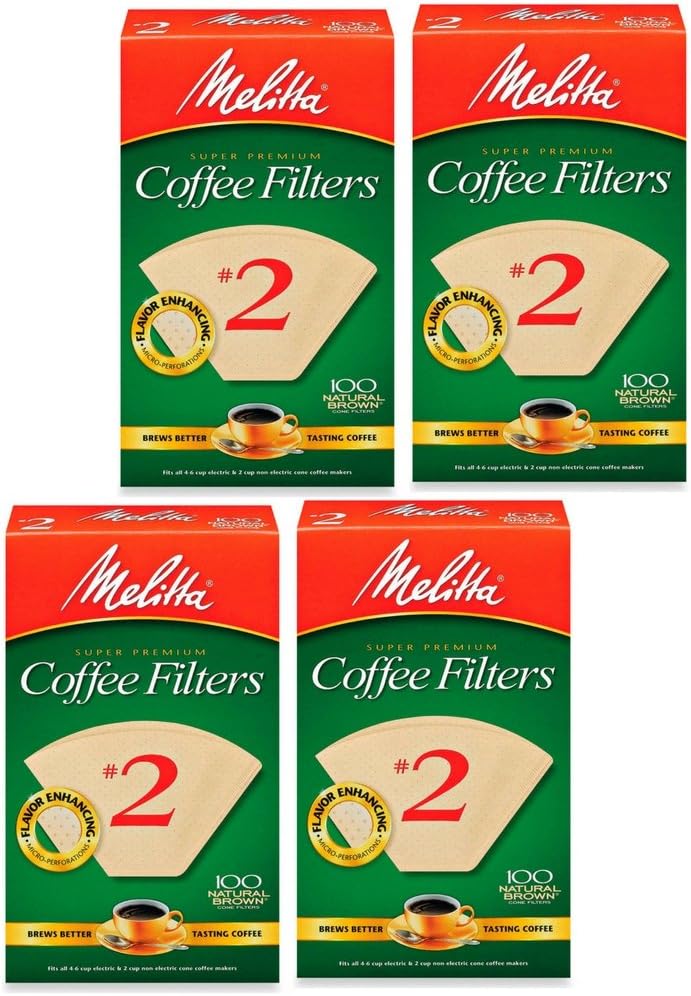 Melitta 100Count Number 2 Super Premium Coffee Filters 4