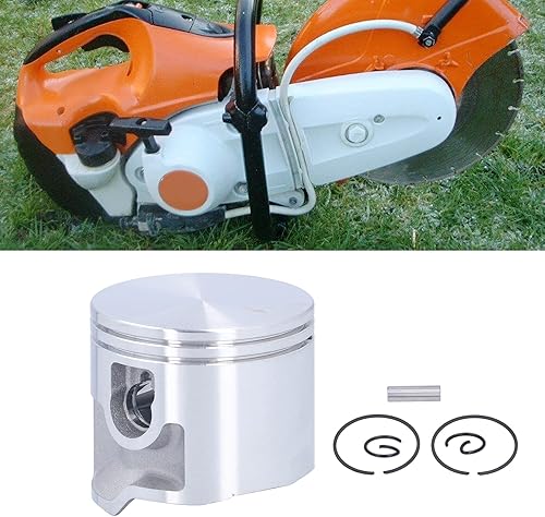 Miniatura 5 de Fdit Kit de pistón y pistón, conjunto de pistón y pistón de 1.969 in compatible con sierras de corte TS410 TS420, piezas de repuesto para 4238 030