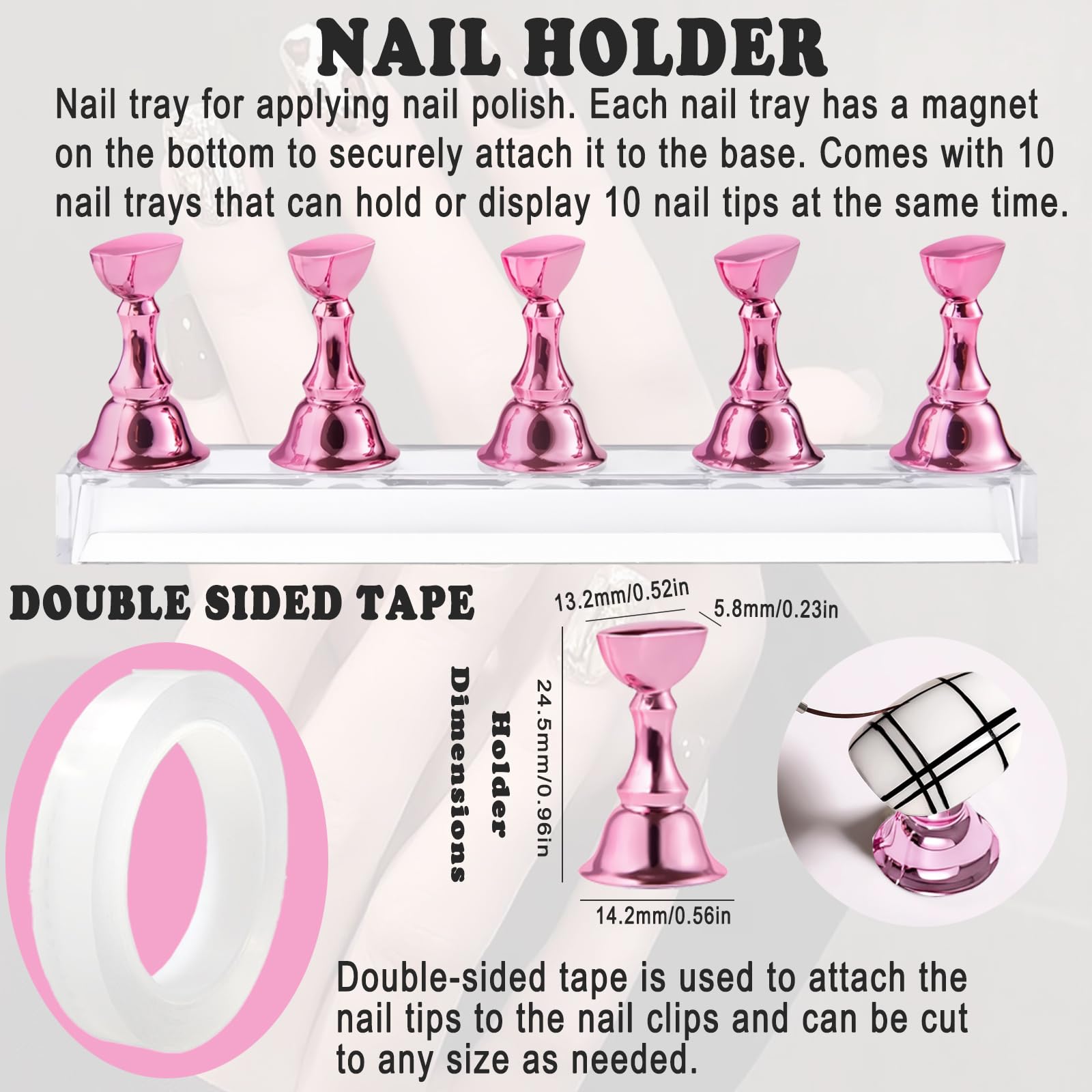 35 Stück Nagelkunst-Werkzeugset, Nagelkunstpinsel, Nagelständer, Nagel-Dotting-Werkzeug mit zwei Spitzen und Silikon-Skulpturstift, Nagelkunst-Set für Nagelkunst-Design zum Selbermachen