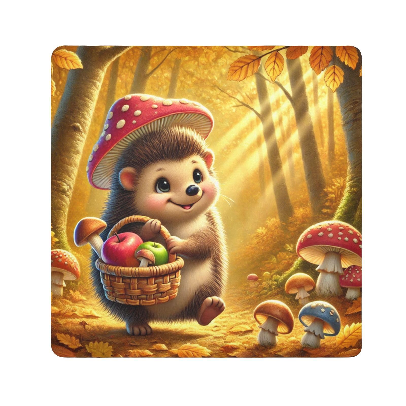 Joko Ivery Hedgehog Golden Fall Self-adhesive Cloth 17.7