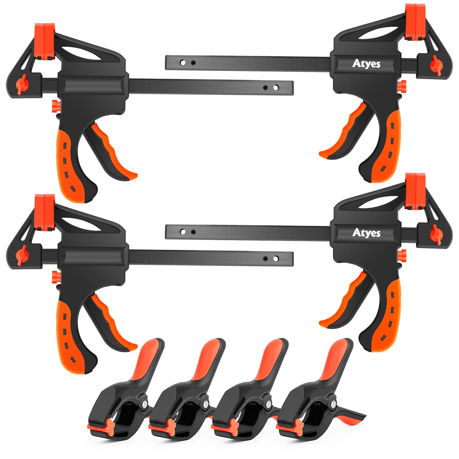 Buy Atyes Wood Clamps Spreader for Woodworking, with 4Piece 6 Inch