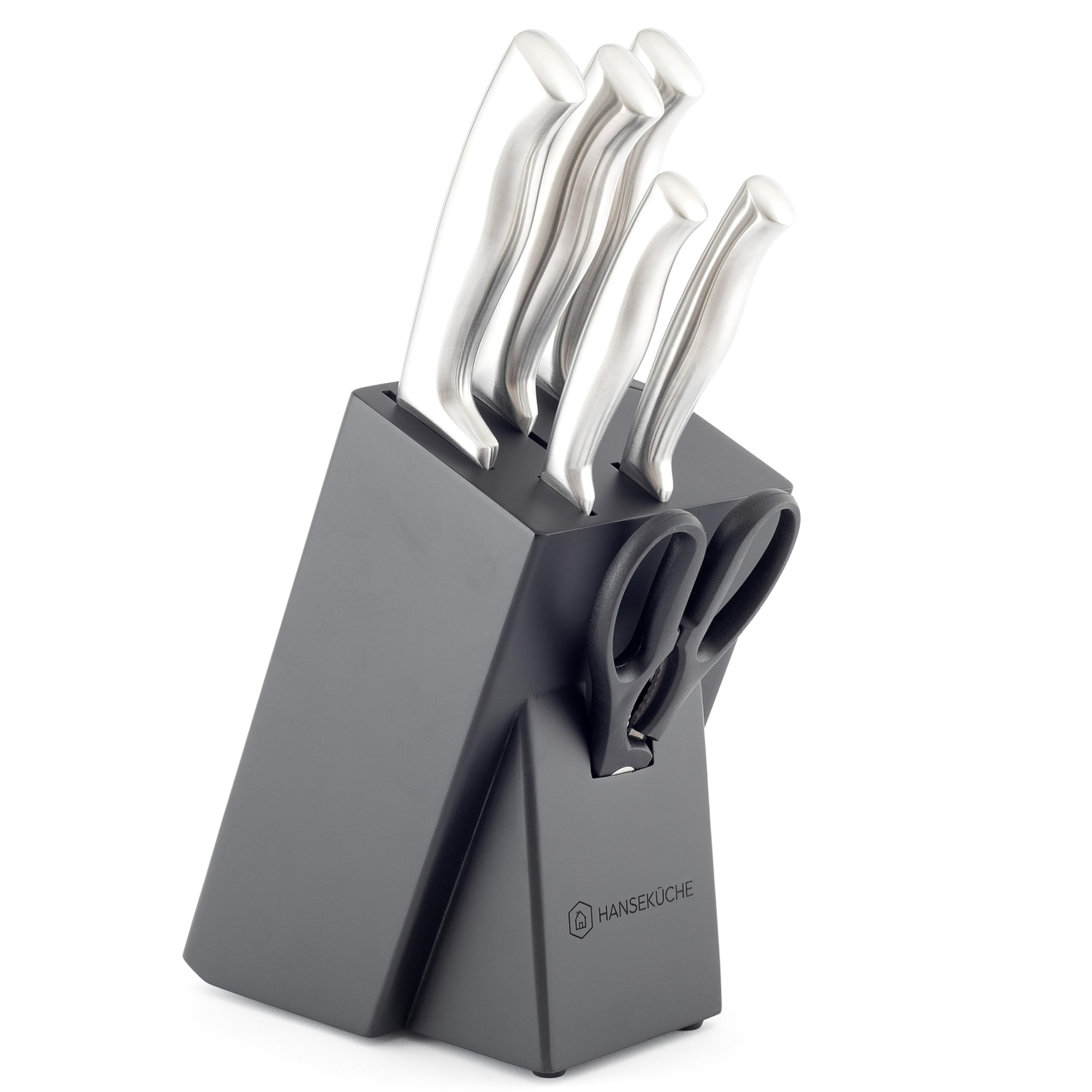 TENESSY - Set 15 Pcs Couteaux Et Aiguisoir Avec Bloc Couteaux En Bois Acier Inoxydable Manche Noir Durable Et Pratique  9811bcbf 9faf 5dcd 8ac0 A5047dba4d4e