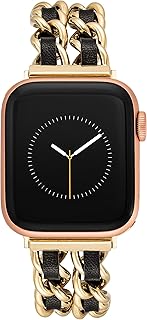 Steve Madden Fashion Chain Bracelet for Apple Watch, Secure, Adjustable, Fits Most Wrists