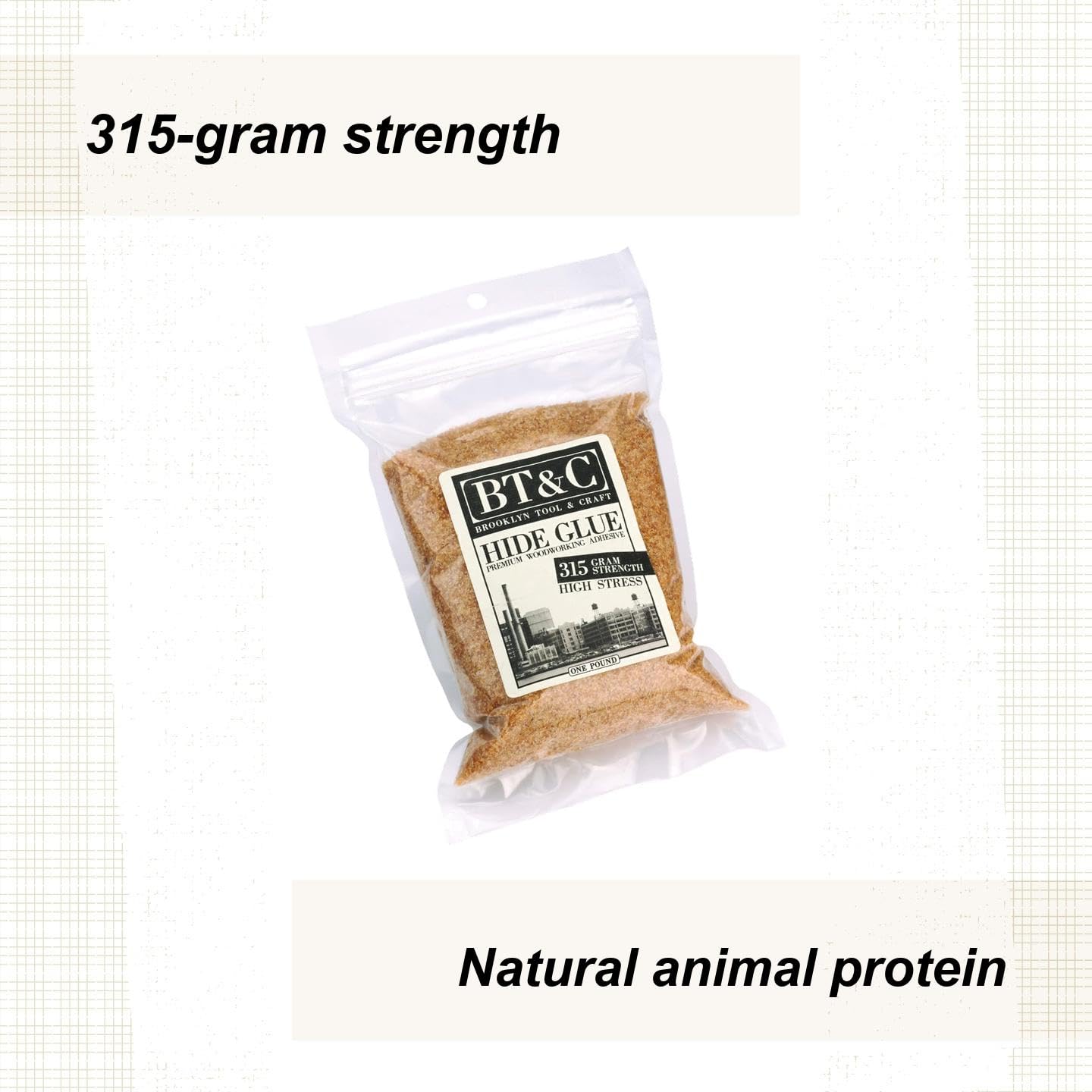 Brooklyn Tool & Craft Hide Glue 315 Gram Strength 1 Lb. product thumbnail 3