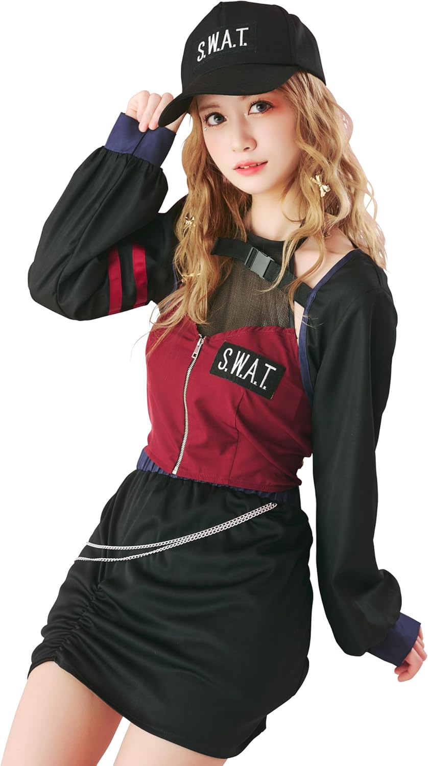 クリアストーン(Clearstone) トリックピクス コスプレ ハロウィン スワット レディース レッド クリアストーン(Clearstone) トリックピクス コスプレ ハロウィン スワット レディース レッド