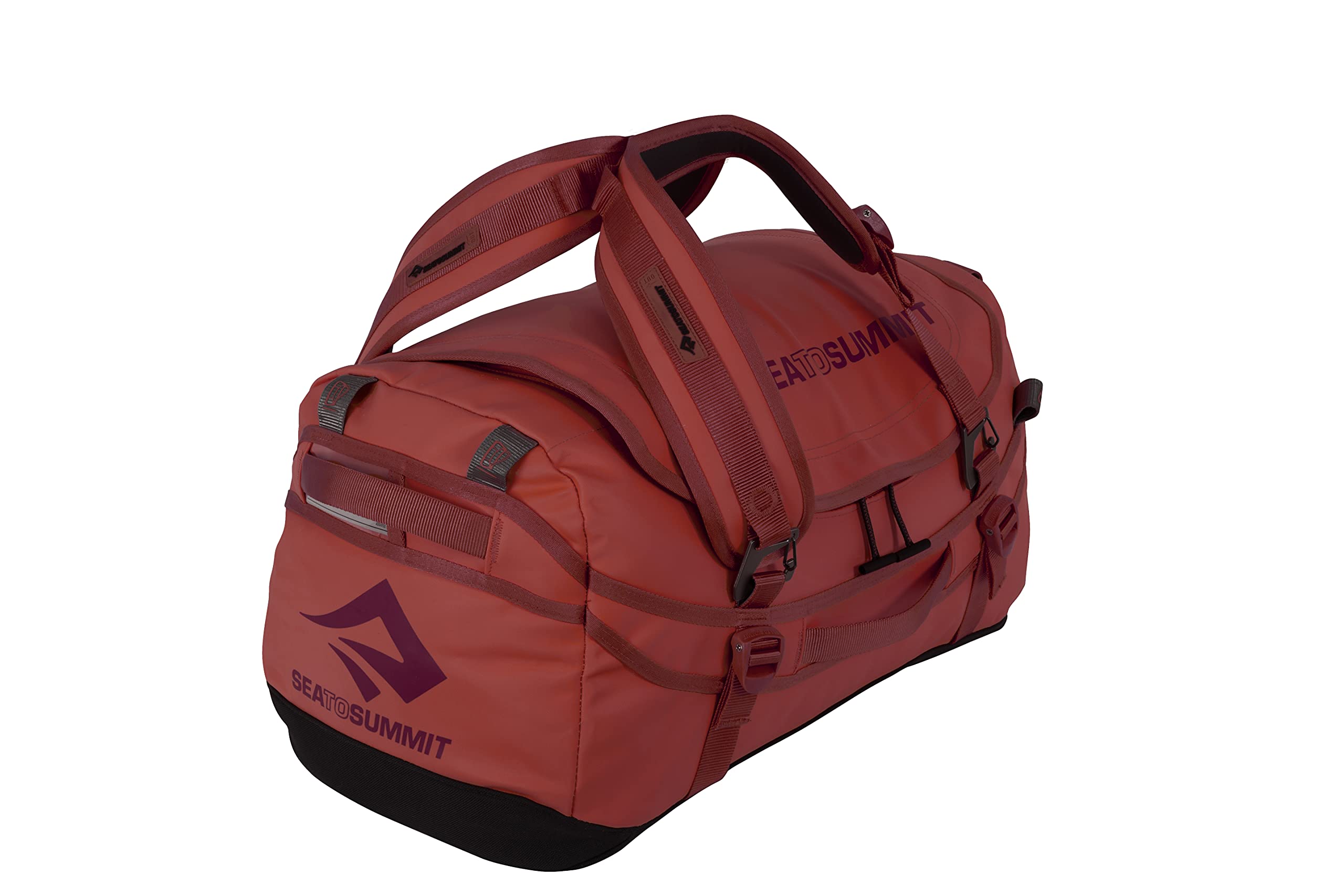 Sea To Summit Duffle 45L Travel Bag with Shoulder Straps, red