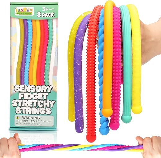 Pack of Textured Stretchy Fidget Toys for Stress Relief Pack of Textured Stretchy Fidget Toys for Stress Relief