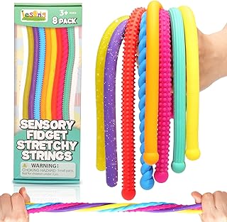 Sensory Toys for Kids - Textured Stretchy Sensory Fidget Toys for Stress, Anxiety , Special Needs and Autism Children Toddlers Boys Girls