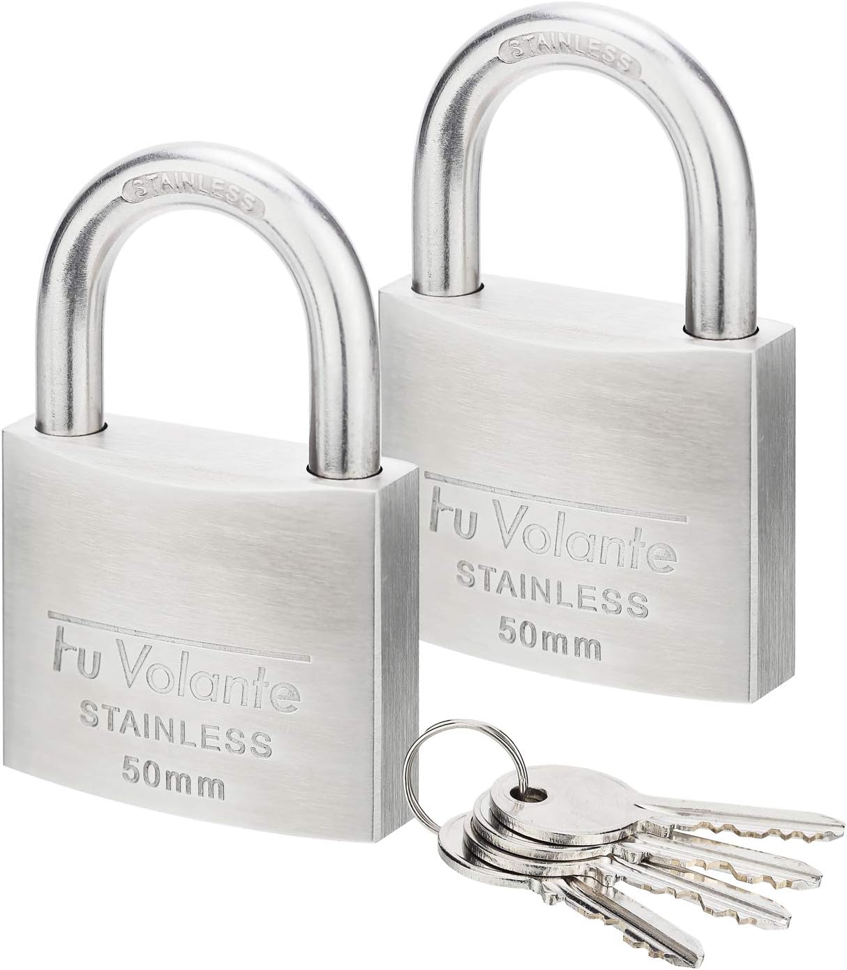 Stainless Steel Pin Tumbler Padlock, 304 Marine Series, Anti Rust Lock