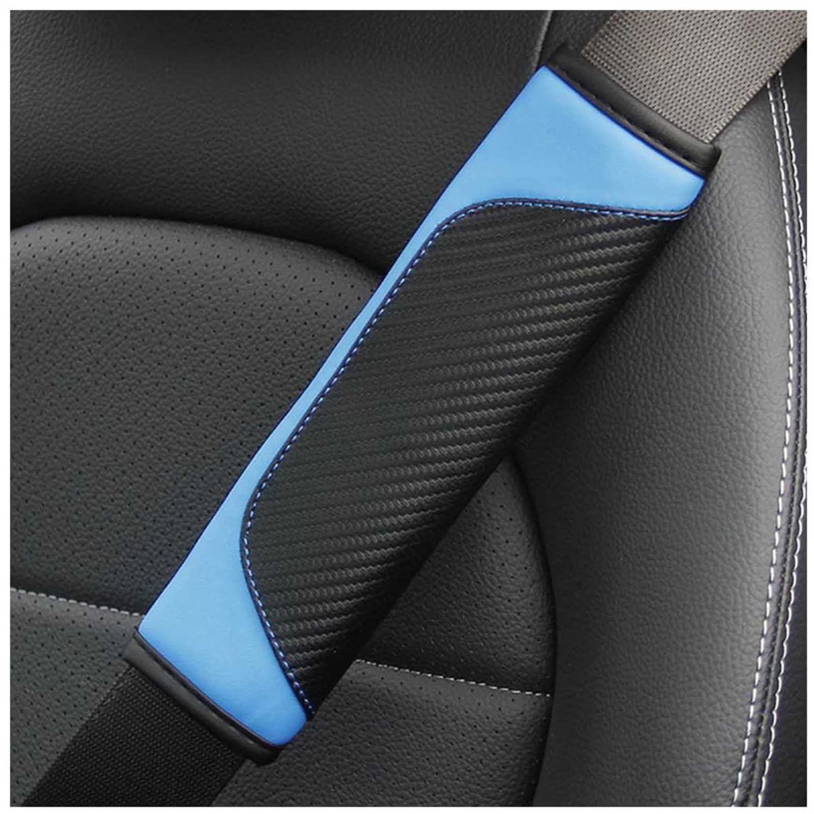 Cuscinetti per Cintura di Sicurezza Compatibili con BYD E3 2pcs | Cuscinetti per Cintura di Sicurezza Pelle Morbida Protettore Spalla Traspirante Antiscivolo