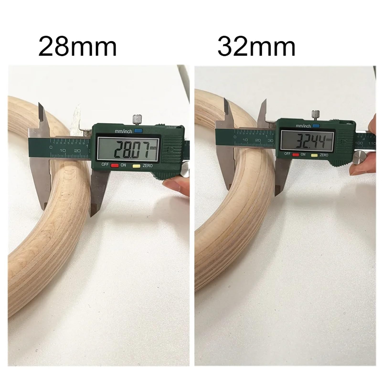 Anelli Da Ginnastica In Legno Di Betulla – Diametro 28/32 Mm, Cinghie Regolabili Da 5 M, Carico Max 200 Kg – Per Trazioni, Dips E Muscle-up