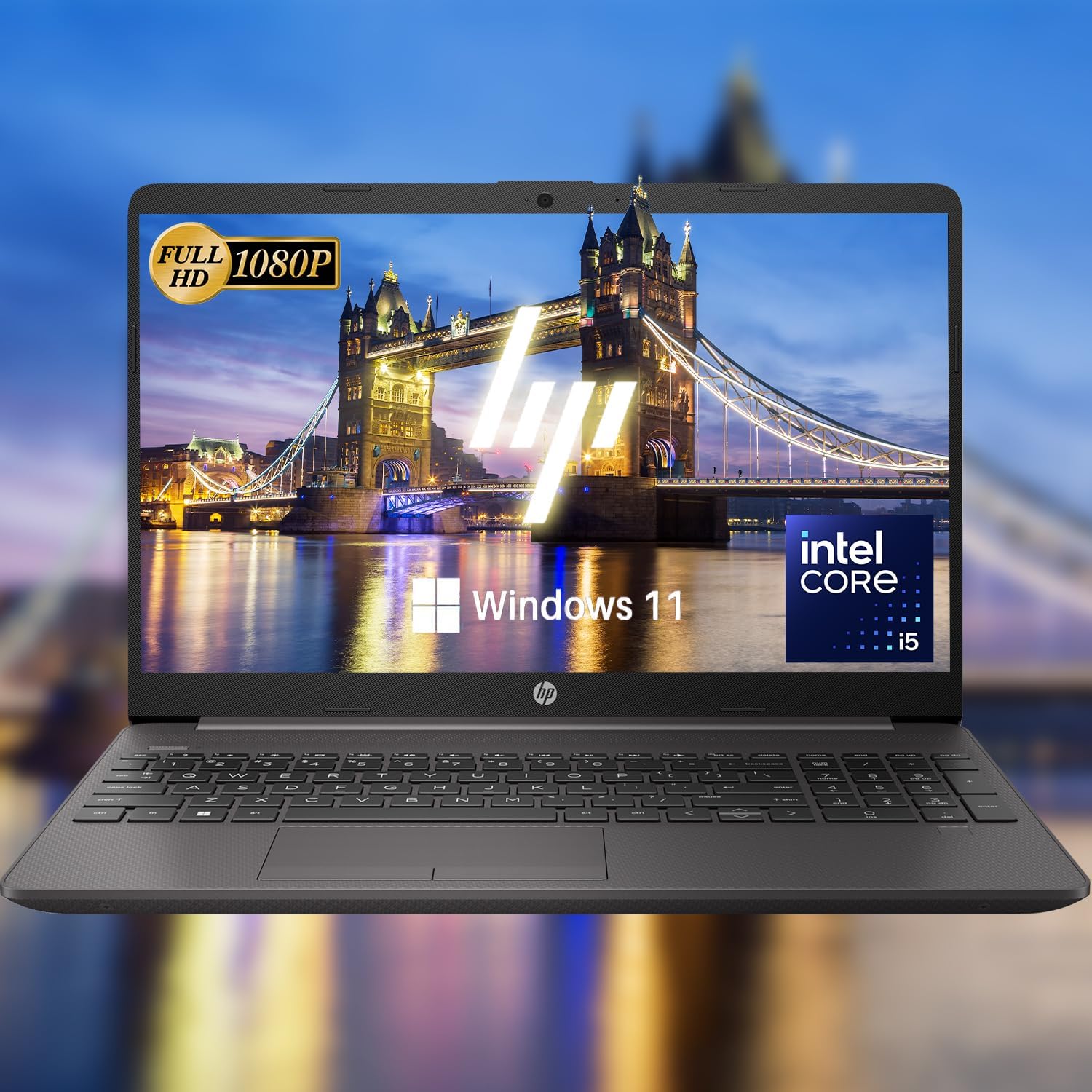 HP 250-G9 15.6" Laptop with 12th Gen i5 10-core