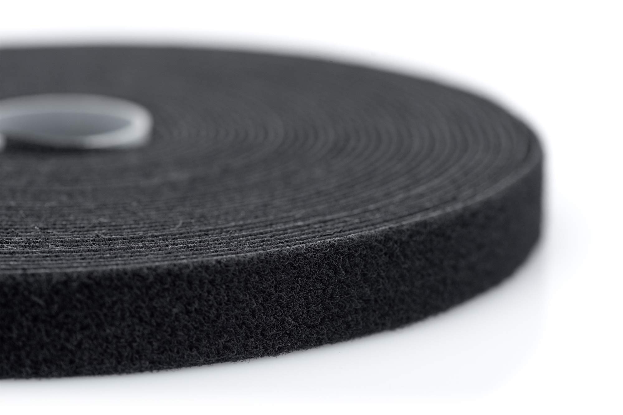 DIGITUS Cinta de gancho y bucle en rollo, organización de cables de cobre o fibra óptica, recortable, anchura 15 mm, longitud 10 m, negro