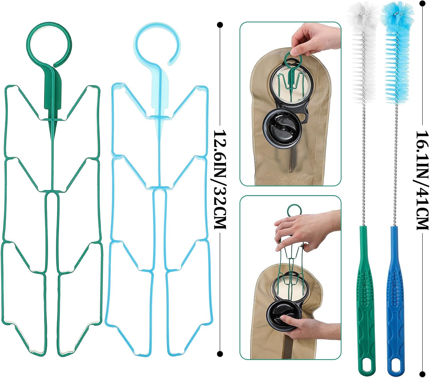 Patelai 2 Set 8 in 1 Reservoirs Hydration Bladder Cleaning Kit image 2