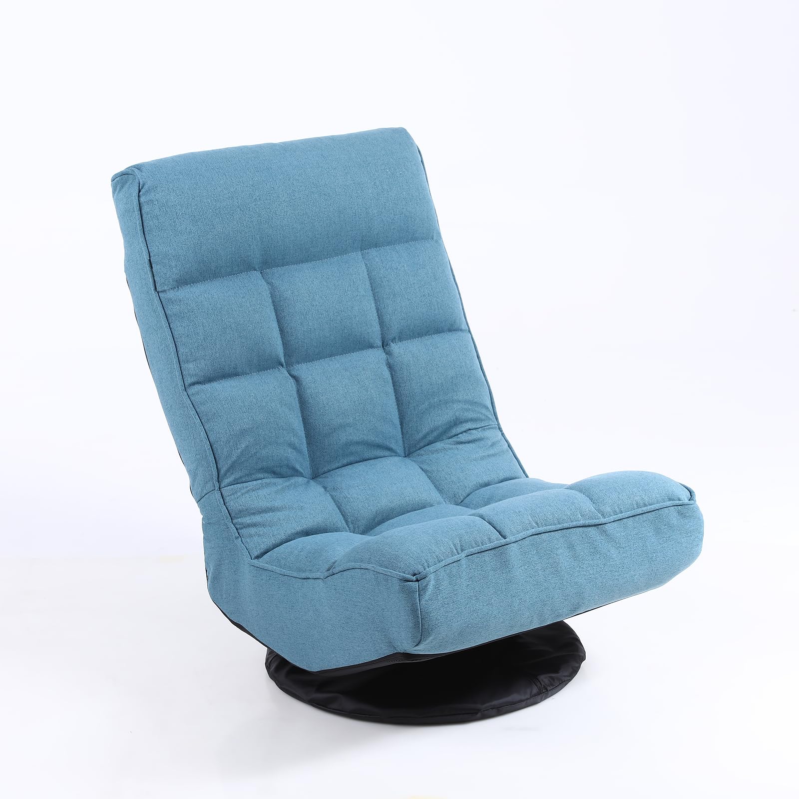 Silla de suelo hasta 160 kg, 6 niveles ajustables, sofá de suelo giratorio 360°