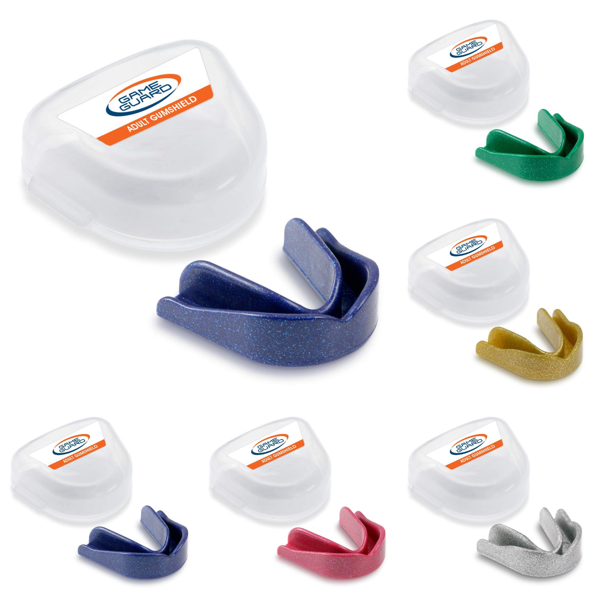 GAME GUARDBoil & Bite Mouth Guard/Gum Shield – Mouldable Mouthguard/gumshields - CE Approved, School Sports, Rugby, Hockey, Boxing, GAA, Martial Arts