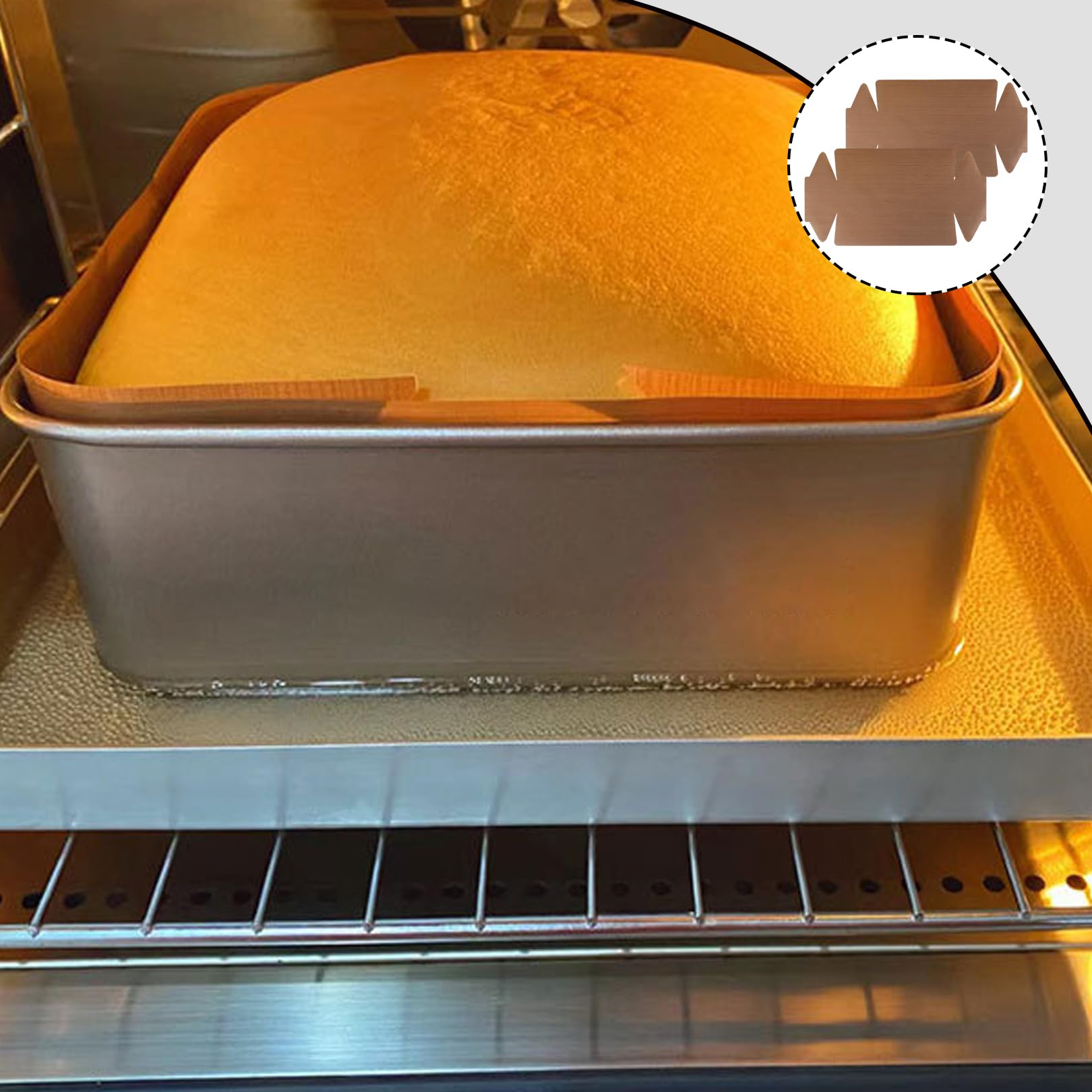 Rouleau De Film De Cuisson Permanent En Silicone - 224x30 Cm, Découpable, Résistant à 240°C, Antiadhésif, Lavable - 13