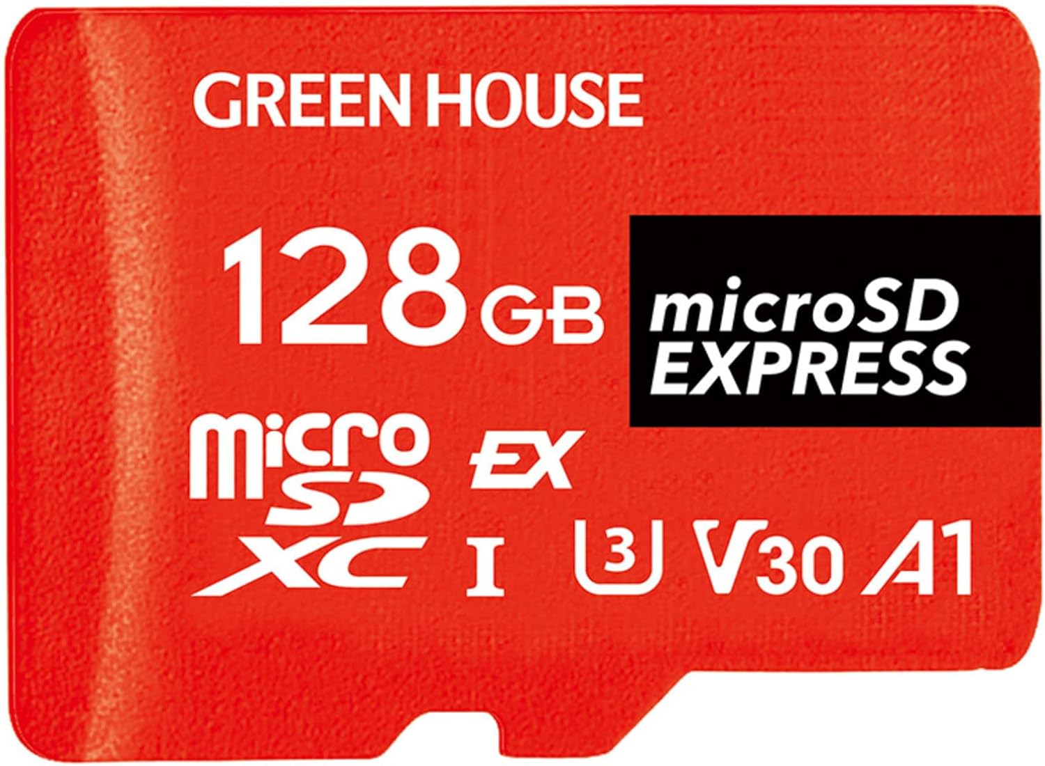 グリーンハウス microSD Express 128GB NintendoSwitch2対応 A1 V30 U3 読込800MB/s 書込500MB/s GH-SDM-DEXA128G