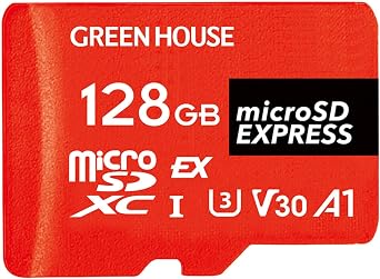 Greenhouse MicroSD EXPRESS 128GB Compatible with Nintendo Switch 2 A1 V30 U3 Read 800MB/s Write 500MB/s GH-SDM-DEXA128G