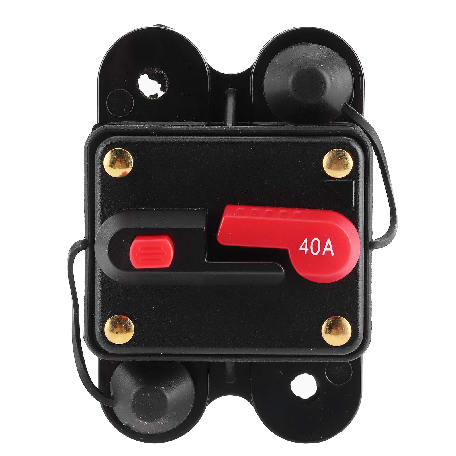 Przełącznik mocy, samochodowy system audio, automatyczny wyłącznik mocy 12 V-24 V DC, ochrona samochodu, łodzi, stereo (B(40A))