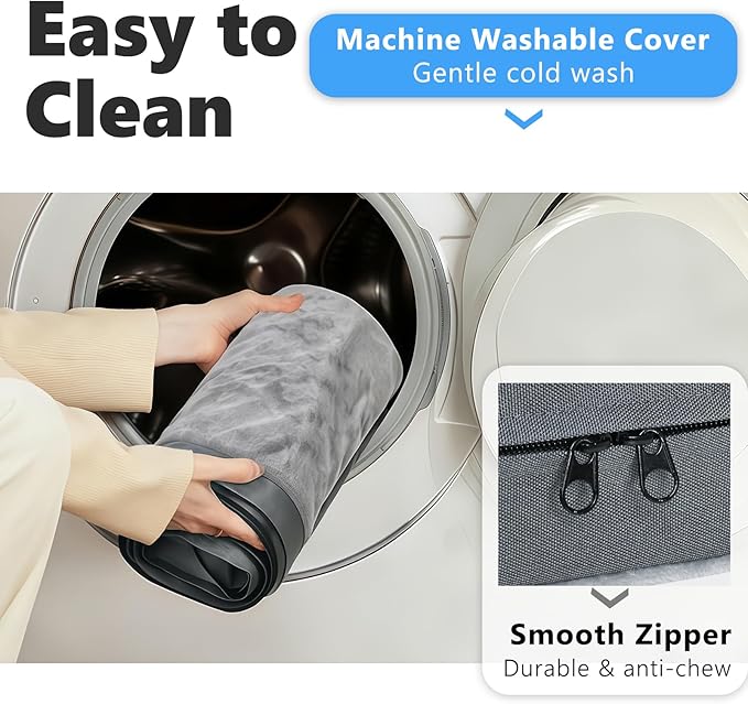 Cama para Perro Grande 129x60cm Colchoneta Ortopédica Lavabl miniatura 6