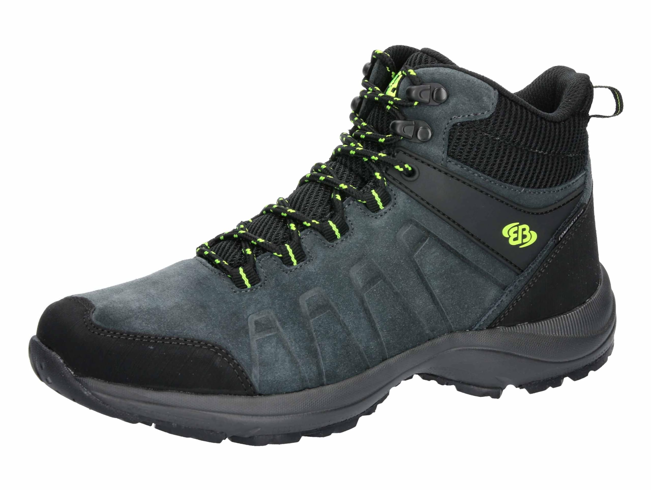 Brütting Unisex Mount Harvard High Trekking Boots, Anthracite/Lemon, 36 EU, Anthracite Lemon, 4 UK