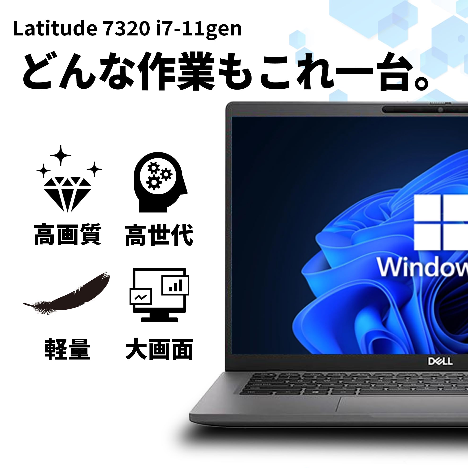 Amazon.co.jp: 【整備済み品】 ノートパソコン DELL Latitude 7320